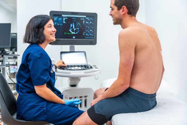 Echocardiogram Preparation — IPMC Cardiology, Northeast Philadelphia Echocardiogram being performed at IPMC cardiology center in Northeast Philadelphia