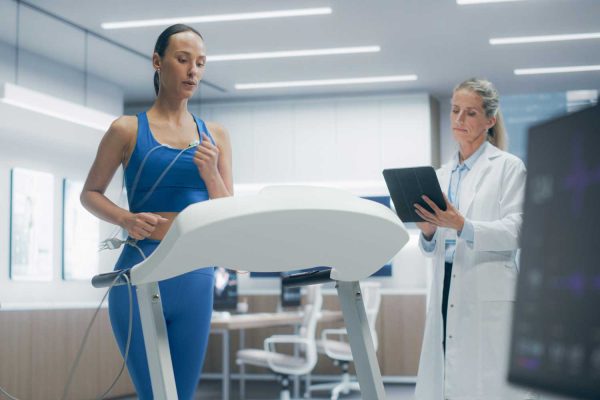 Stress Test Results — IPMC Cardiology, Northeast Philadelphia Cardiologist reviewing stress test results with patient at IPMC cardiology center in Northeast Philadelphia